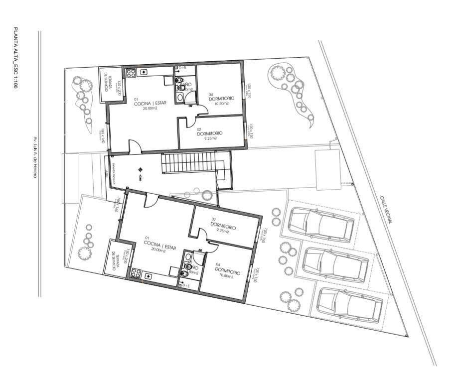 Planta alta Villa Cittadella