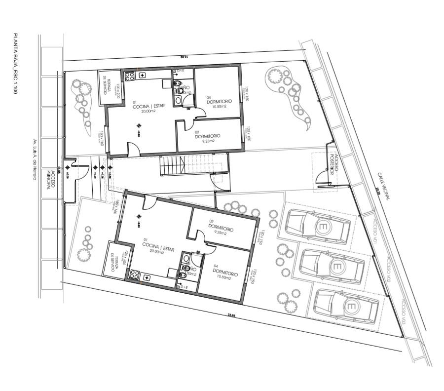 Planta baja Villa Cittadella